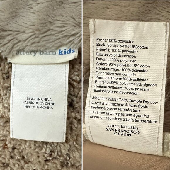 Pottery Barn Kids Bunny Plush Play Mat Rabbit Lovey Tummy Time - Picture 16 of 16